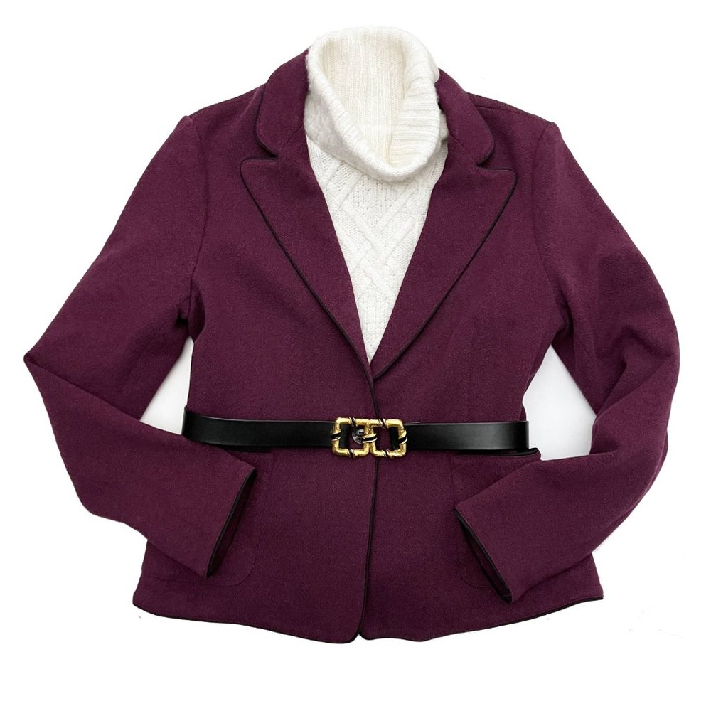 Eden Society Single Button Career Blazer